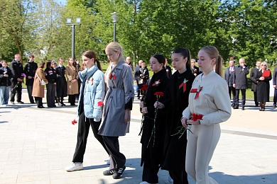 Наталья Борисенко возложила цветы в мемориальном комплексе «Тростенец»
