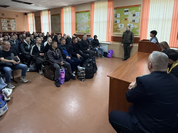 Встреча с призывниками в Гомеле
