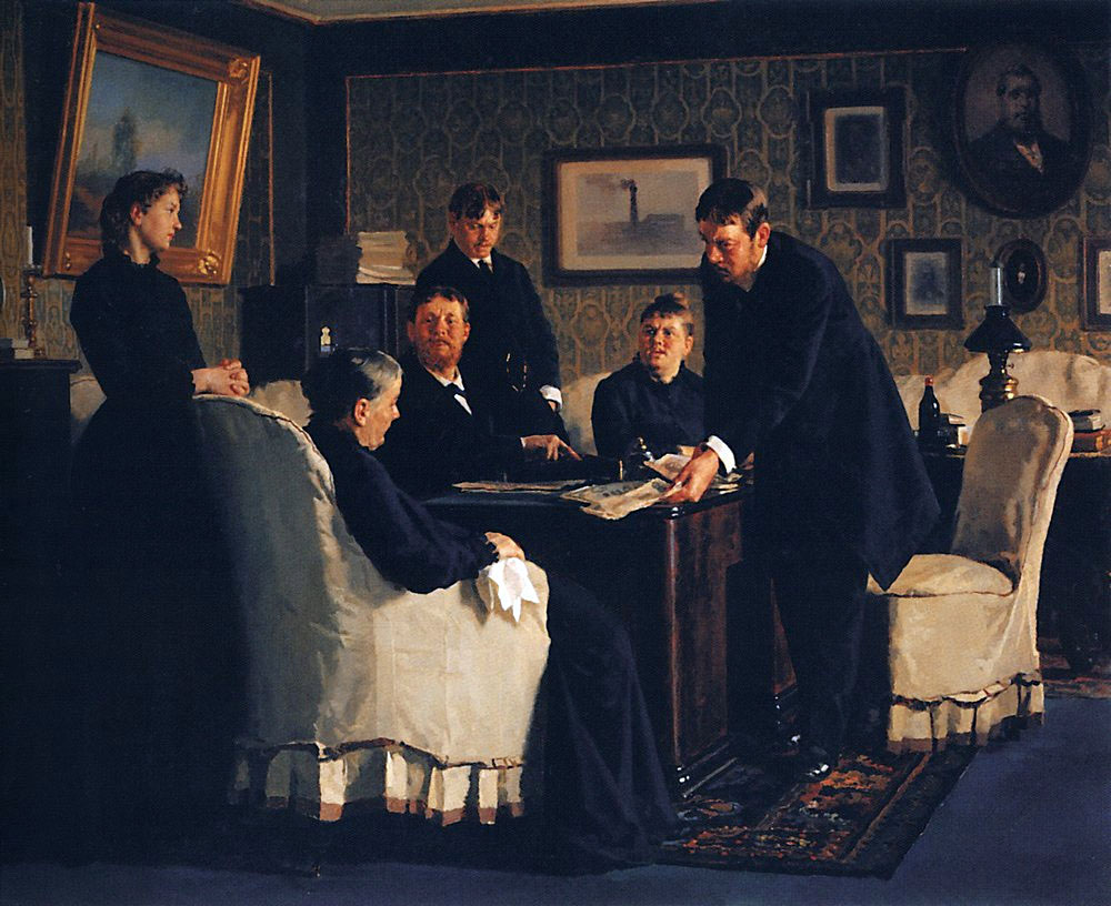 Семейные расчеты, Н.В.Неврев, 1888.jpg