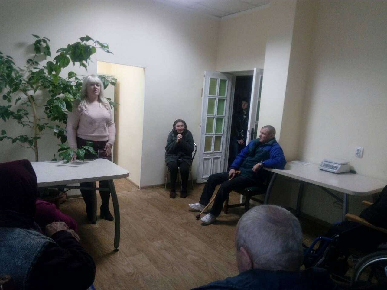 Лекция в Волковысском доме престарелых