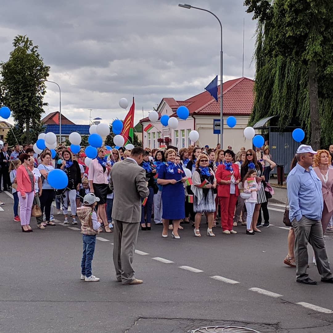 Торжественный митинг в г. Волковыске