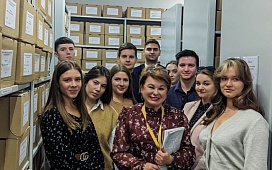 Экскурсия для студентов МГУ имени А.А. Кулешова организована нотариальным архивом Могилевского нотариального округа