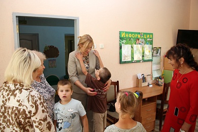 Наталья Борисенко поздравила воспитанников Руденской школы-интерната с Днем знаний