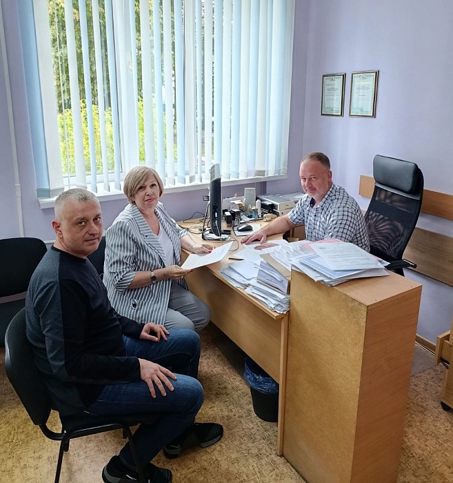 В Марьиной Горке прошла встреча нотариуса с регистраторами 