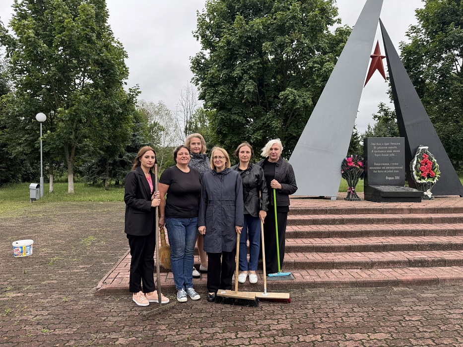 Участие нотариусов Гомельского нотариального округа в акции нотариата «Приумножим красоту родного края»