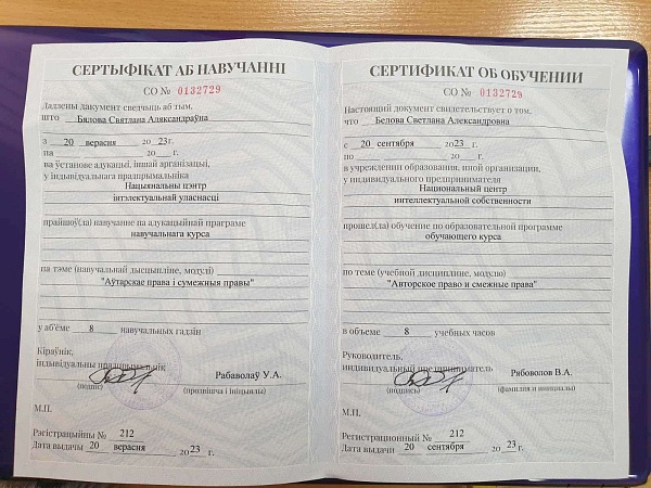 Обучающий курс «Авторское право и смежные права»