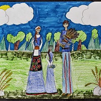 &quot;Мы белорусы-единый народ&quot; - работы участников конкурса детского рисунка