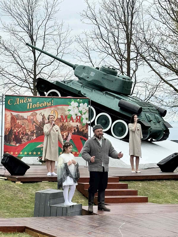 Празднование Дня Победы в Солигорском районе