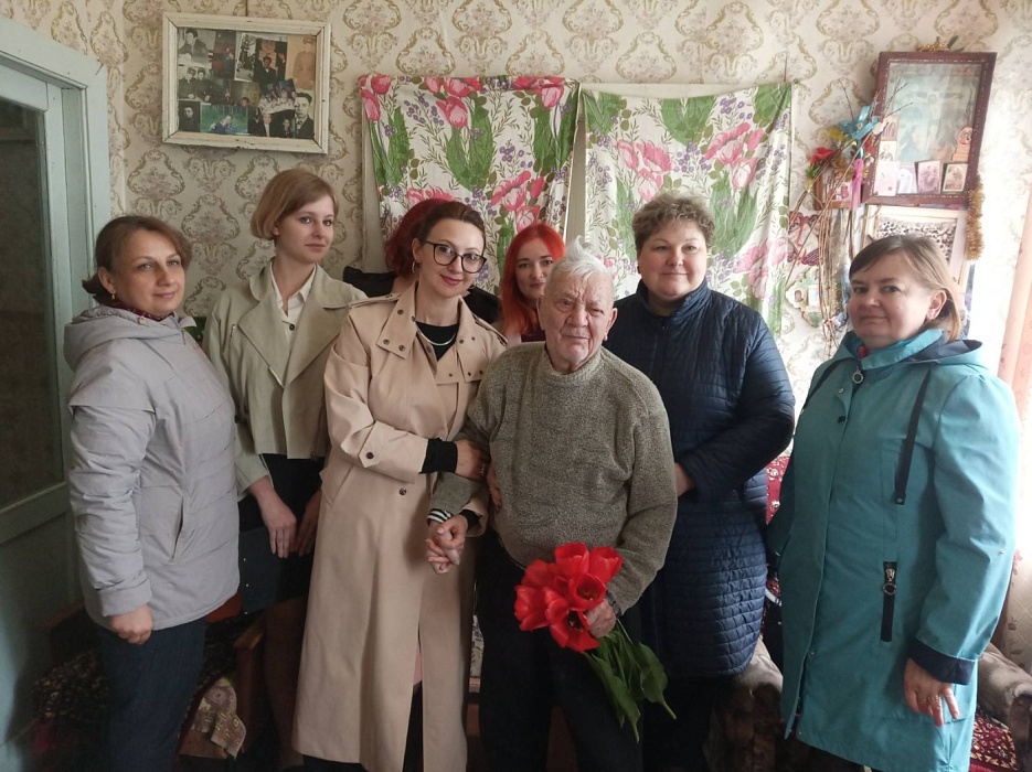 В Пуховичском районе чествовали ветерана ВОв