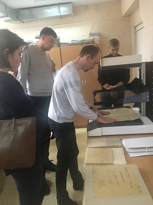 Изучение практики и опыта оцифровки архивных документов Государственного архива Витебской области 