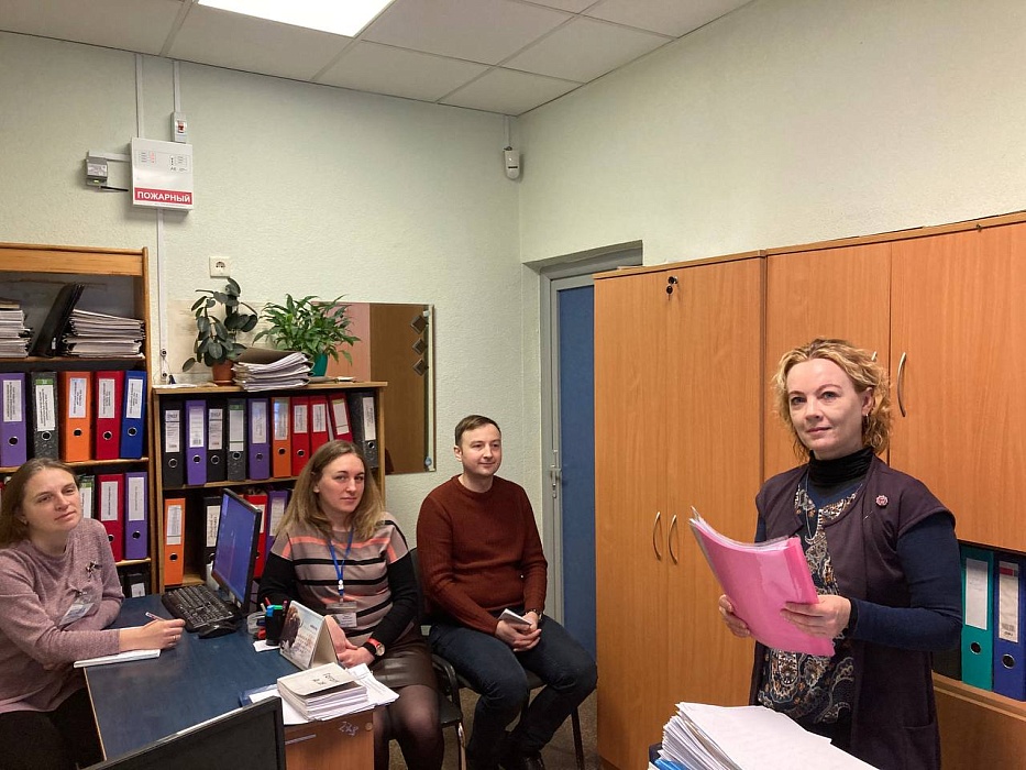 Представители Могилёвского нотариального округа ознакомили трудовой коллектив рассчетно-кассового центра №2 Могилёвского областного центра информационных систем с проектом  Концепции национальной безопасности 