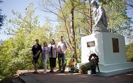 В месте памяти и скорби