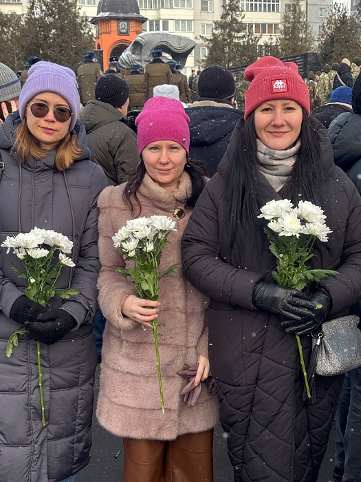 Члены Совета молодых нотариусов посетили торжественный митинг ко Дню памяти воинов-интернационалистов
