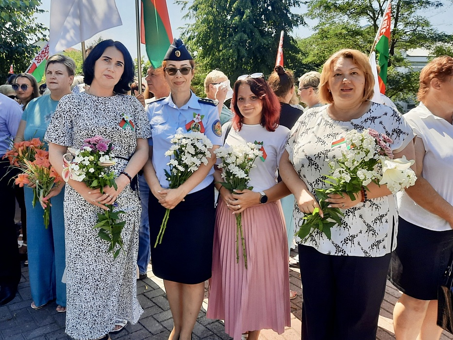 Митинг в честь освобождения г.п. Большая Берестовица