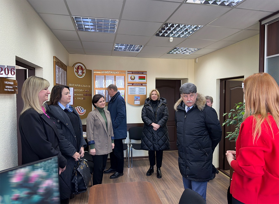 Рабочий визит заместителя Министра юстиции и председателя БНП в Гродненскую область