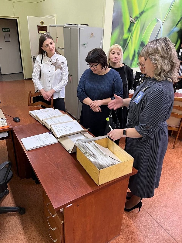 Посещение учреждения «Зональный государственный архив в г.Речице»