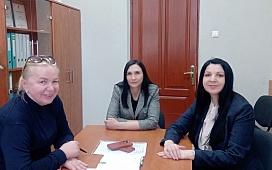 Рабочее совещание с председателем Могилевской областной нотариальной палаты в нотариальной конторе Славгородского района