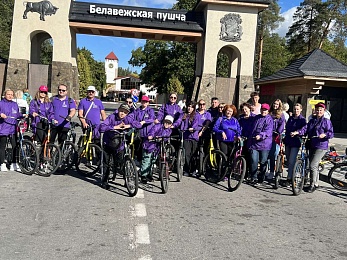 Команда Витебского нотариального округа приняла участие в велопробеге на Брестчине