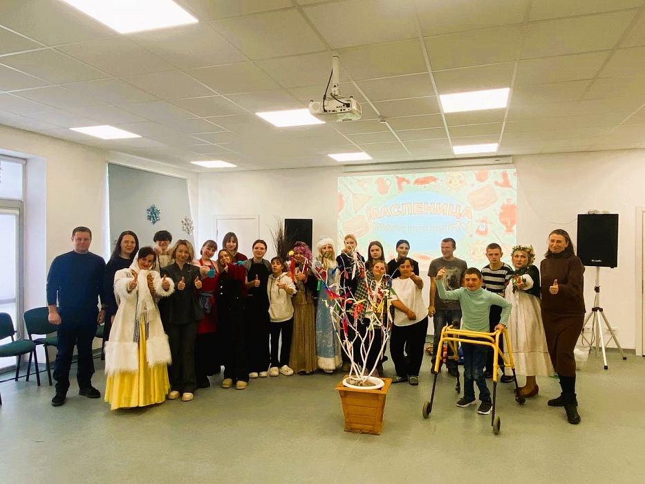 Тепло Масленицы с воспитанниками пансионата «Счастливые улыбки»