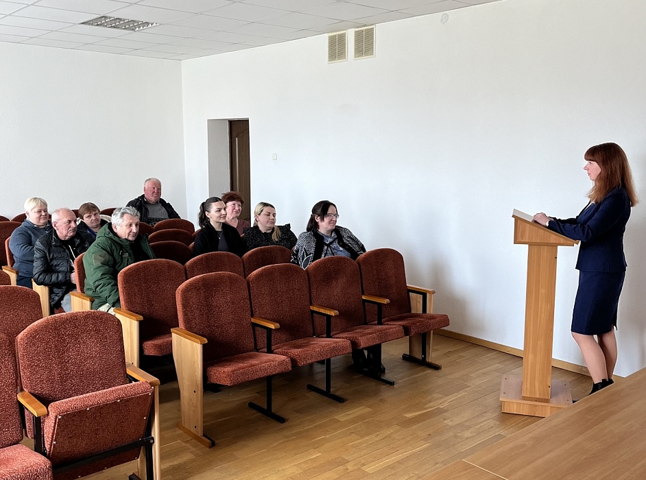 Правовое просвещение для коллектива Мядельского предприятия мелиоративных систем