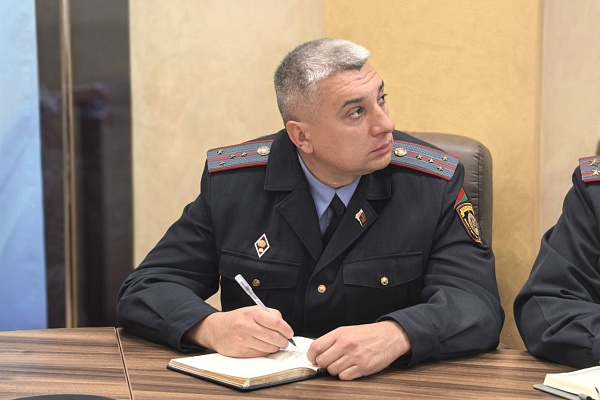 В Главном управлении юстиции Гомельского облисполкома состоялась рабочая встреча с представителями УВД Гомельского облисполкома