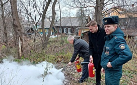 Проведена отработка действий при чрезвычайных ситуациях