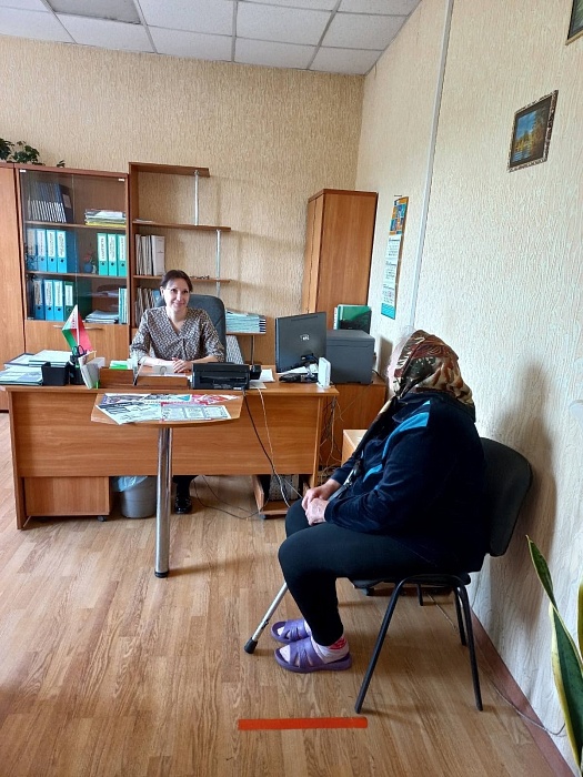 Нотариус Могилевского нотариального округа провела прием граждан в агрогородке Красная Буда
