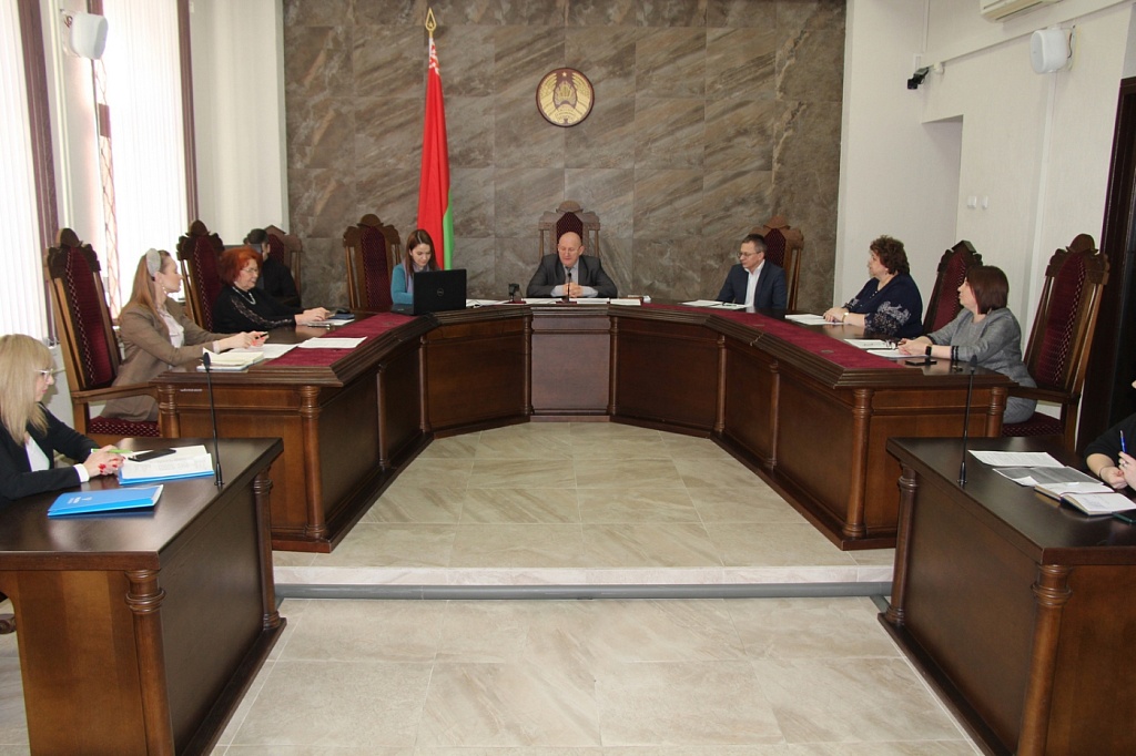 В Витебске состоялось очередное заседание совета Союза юристов