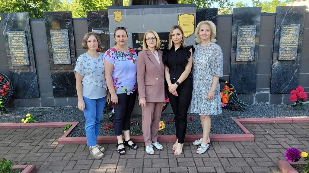 Дань памяти героям, павшим в борьбе за освобождение Беларуси от немецко-фашистских захватчиков