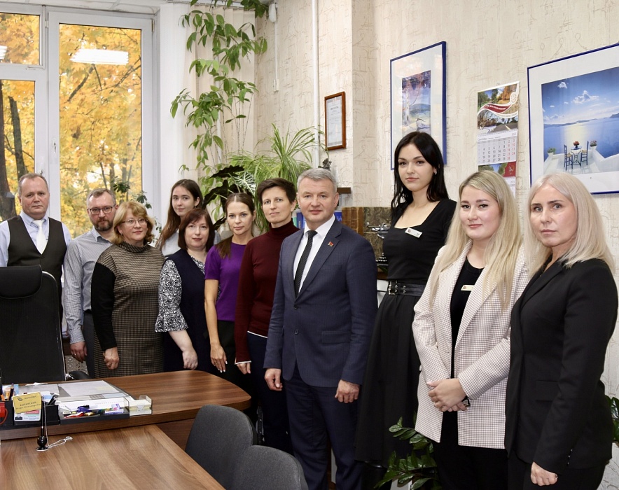 Визит первого заместителя начальника ГУЮ Мингорисполкома в нотариальную контору