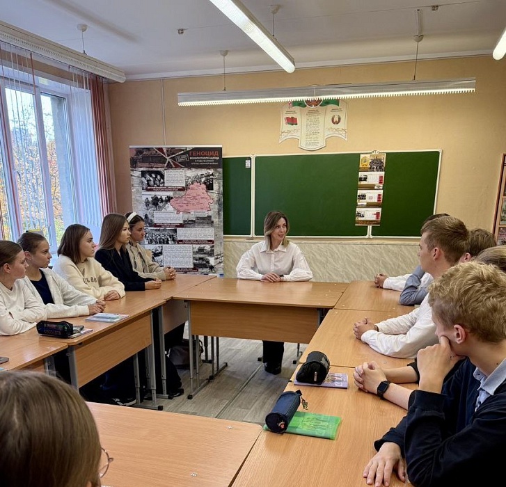 Встреча с учащимися класса правовой направленности