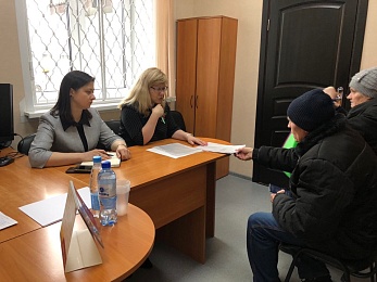 Рабочий визит в нотариальную контору Кобринского района.