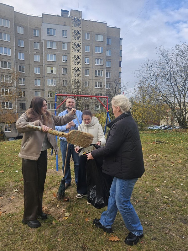 Субботник в столице