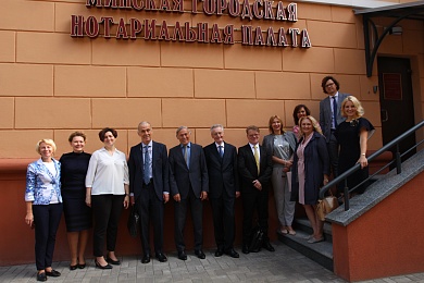 Делегация Комиссии Международного союза нотариата посетила Беларусь