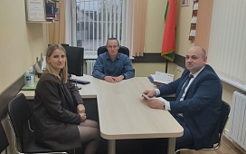 Встреча с председателем суда Березинского района