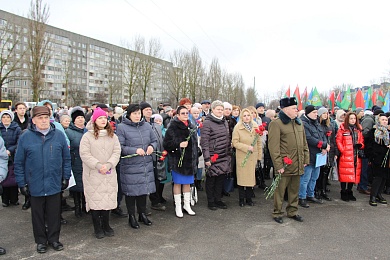 Митинг, посвящённых Дню памяти воинов-интернационалистов в Гомеле
