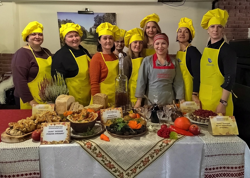Команда «Гаспадынькі» на кулинарном конкурсе