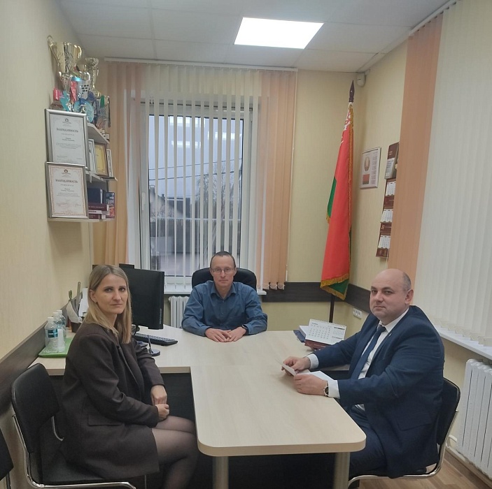 Встреча с председателем суда Березинского района