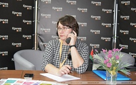 Прямая телефонная линия с нотариусом в редакции газеты «Кричевская жизнь», в преддверии Дня Конституции Республики Беларусь
