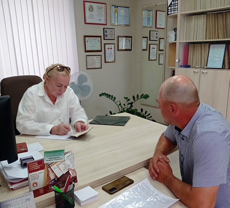 Председатель ТНП Могилевской области провела выездной личный прием граждан в НК Быховского района