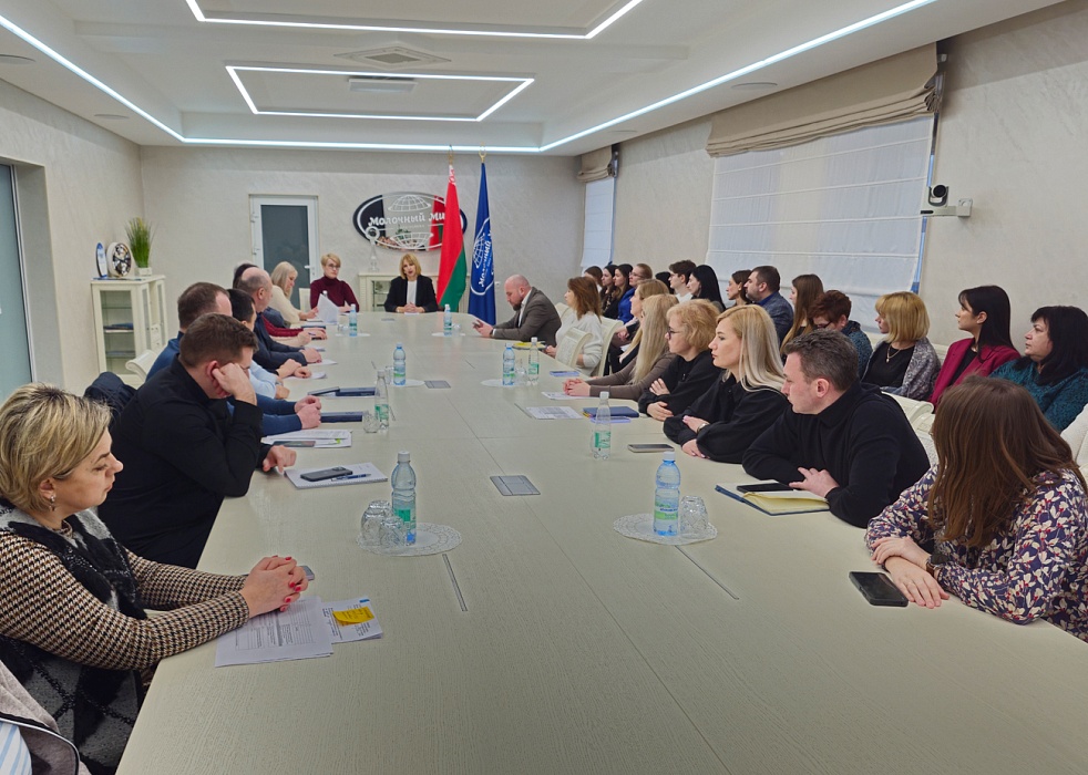 Встреча с коллективом ОАО «Молочный мир»