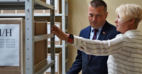 Министр юстиции Сергей Хоменко посетил нотариальную контору Смолевичского района