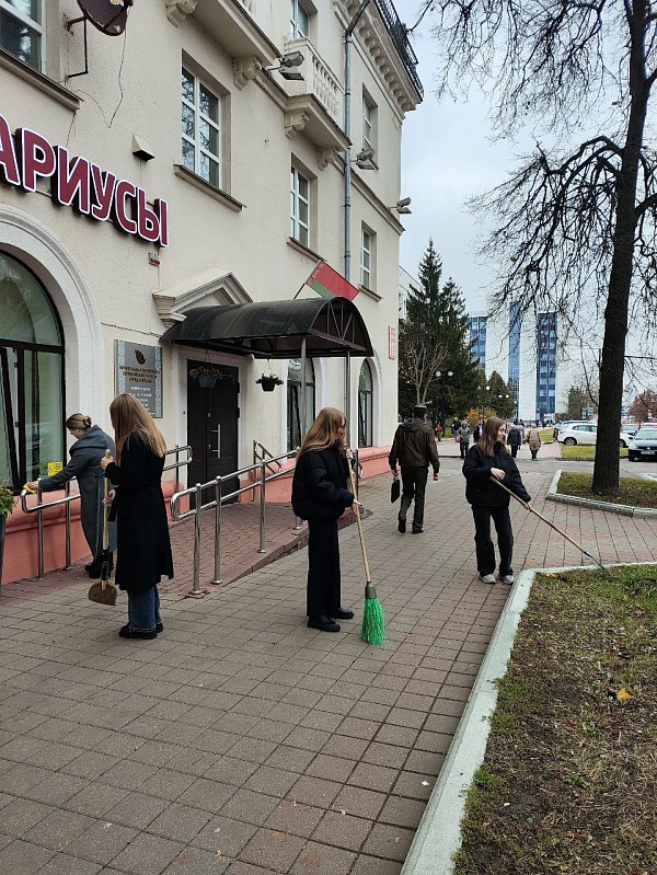 Субботник в столице