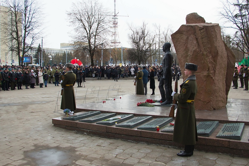 Митинг в память о воинах интернационалистах