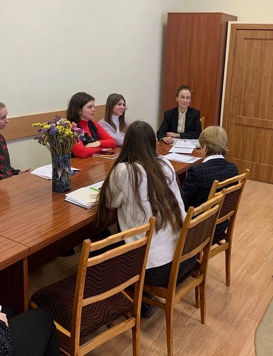 Встреча с коллективом Октябрьского районного отдела Минского городского управления Фонда социальной защиты населения