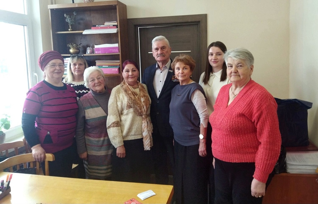 Встреча с ветеранами в Московской районной организации Белорусского общественного объединения ветеранов