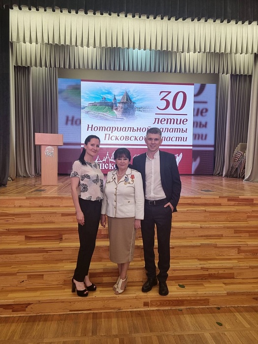 Нотариусы Витебщины приняли участие в торжественных мероприятиях в г. Пскове