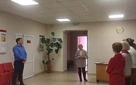 Нотариус на встрече кандидата в депутаты Молодечненского районного Совета