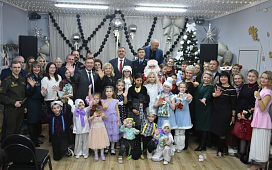 Новогодний утренник в социально‑педагогическом центре Гомельского района