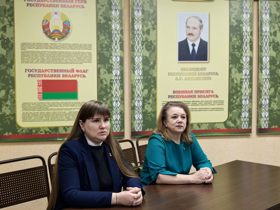 Встреча с трудовым коллективом военного комиссариата Добрушского и Ветковского районов.